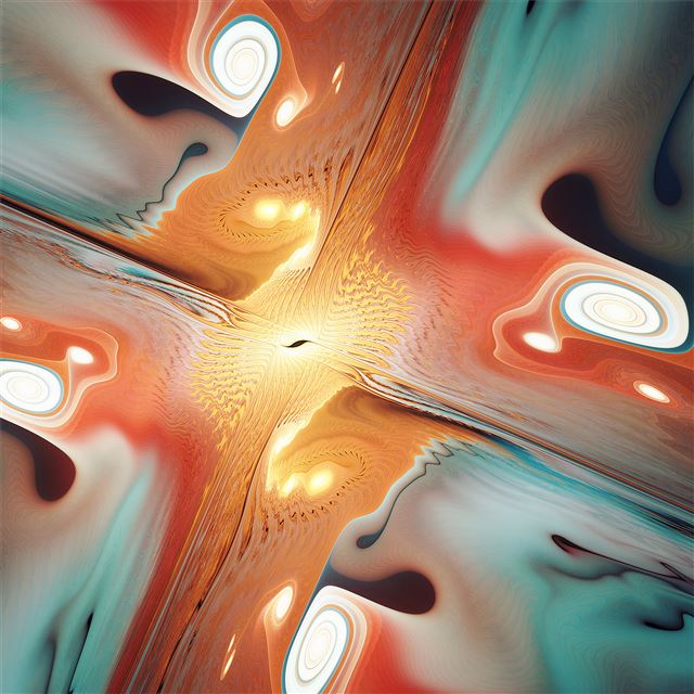 1024x1024 gnarls cross abstract 4k - deviantart iPad Wallpaper