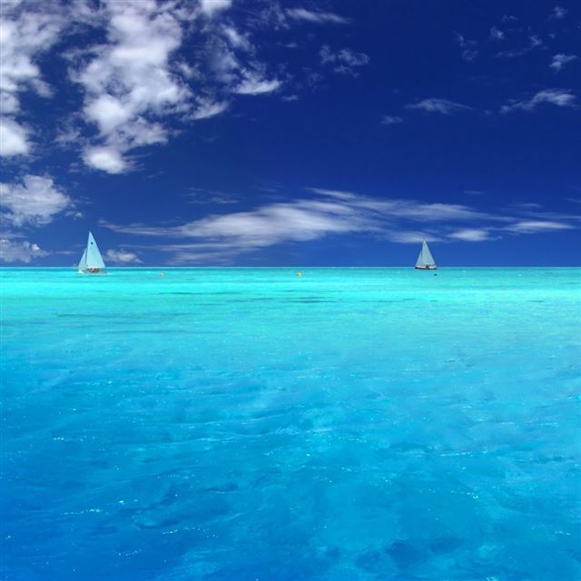1024x1024 Blue Paradise - paradise iPad Wallpaper