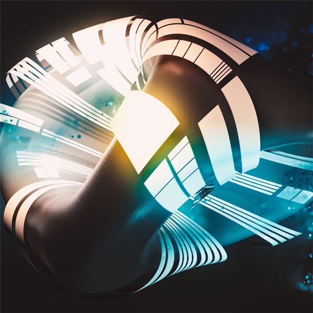 1024x1024 3d shapes abstract 4k - artist iPad Wallpaper