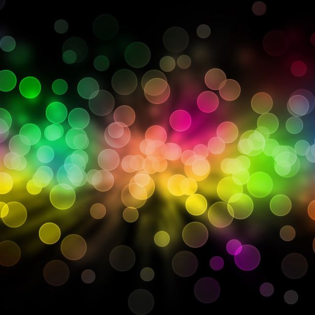 1024x1024 Circles 1 - yellow iPad Wallpaper