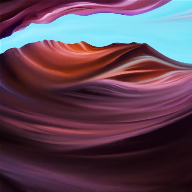 1024x1024 colorful canyon 5k - artwork iPad Wallpaper