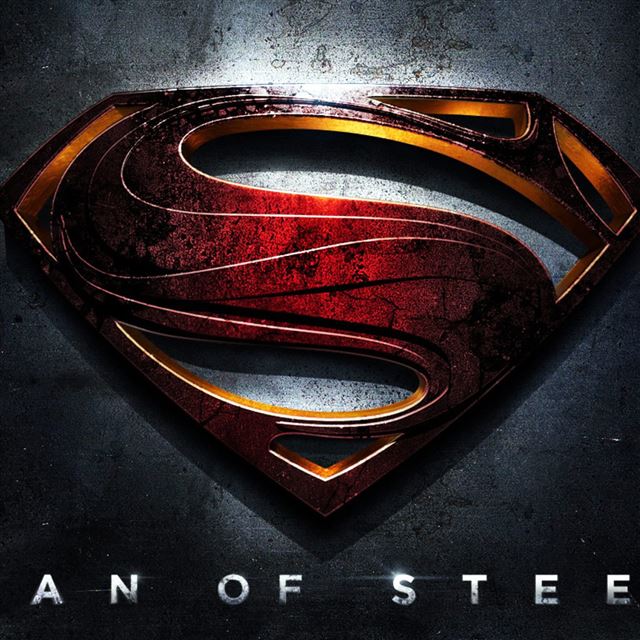 1024x1024 Man Of Steel -  iPad Wallpaper