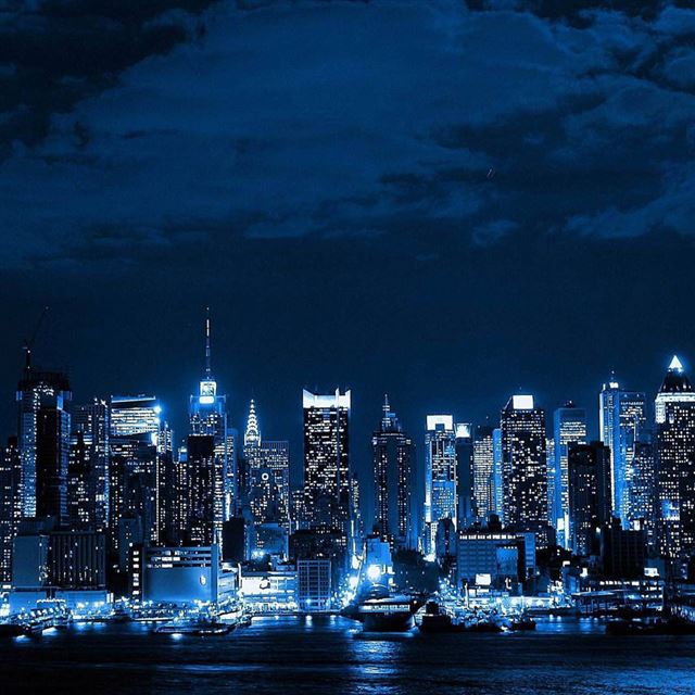 1024x1024 New York City skyline world -  iPad Wallpaper