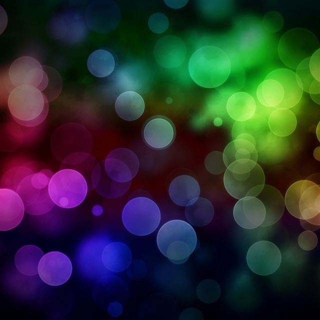 1024x1024 Colored circles bokeh - bokeh iPad Wallpaper