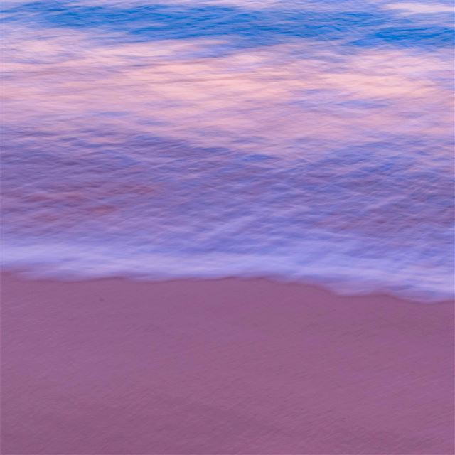 1024x1024 sea shore silent 5k - 4k iPad Wallpaper