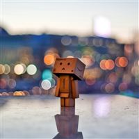 Danbo In The City wallpaper