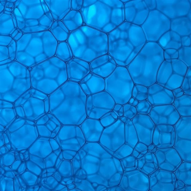 1024x1024 Bubbles - cyan iPad Wallpaper
