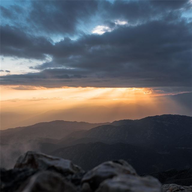 1024x1024 toros mountain in turkey 4k - mountains iPad Wallpaper