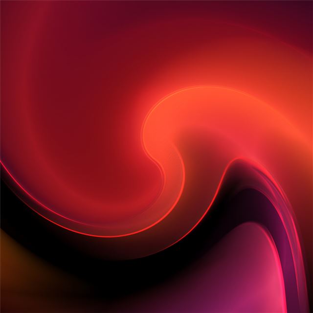 1024x1024 red curls abstract 4k - artist iPad Wallpaper