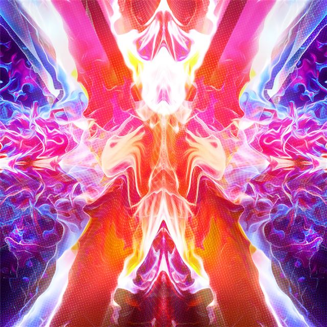 1024x1024 direct current abstract 4k - behance iPad Wallpaper
