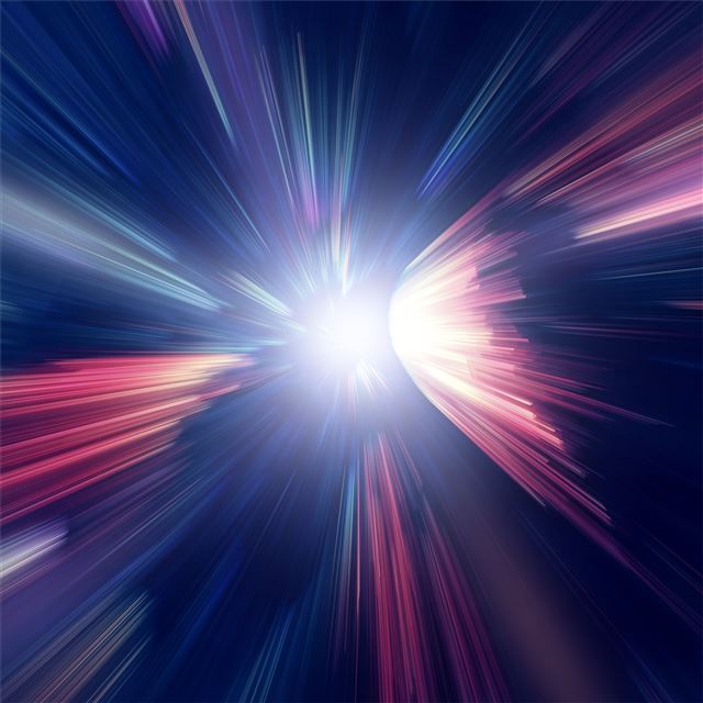 1024x1024 lightspeed abstract 5k -  iPad Wallpaper
