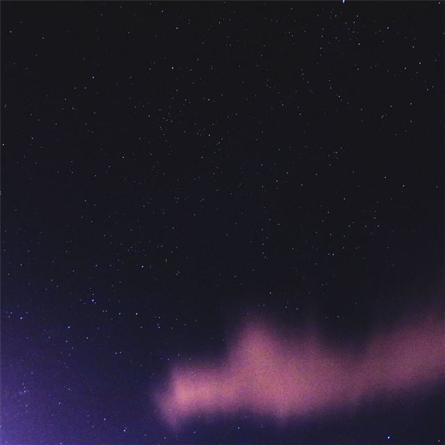 1024x1024 purple starry sky 5k - photography iPad Wallpaper