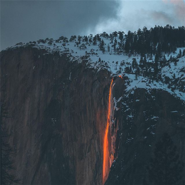 1024x1024 yosemite ca - mountains iPad Wallpaper