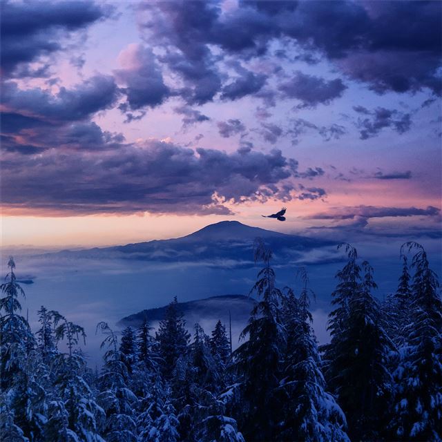 1024x1024 clouds colorful dreamscape 4k - deviantart iPad Wallpaper