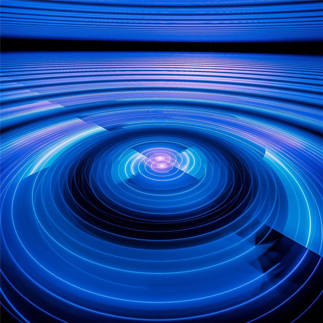 1024x1024 magnetic north - blue iPad Wallpaper