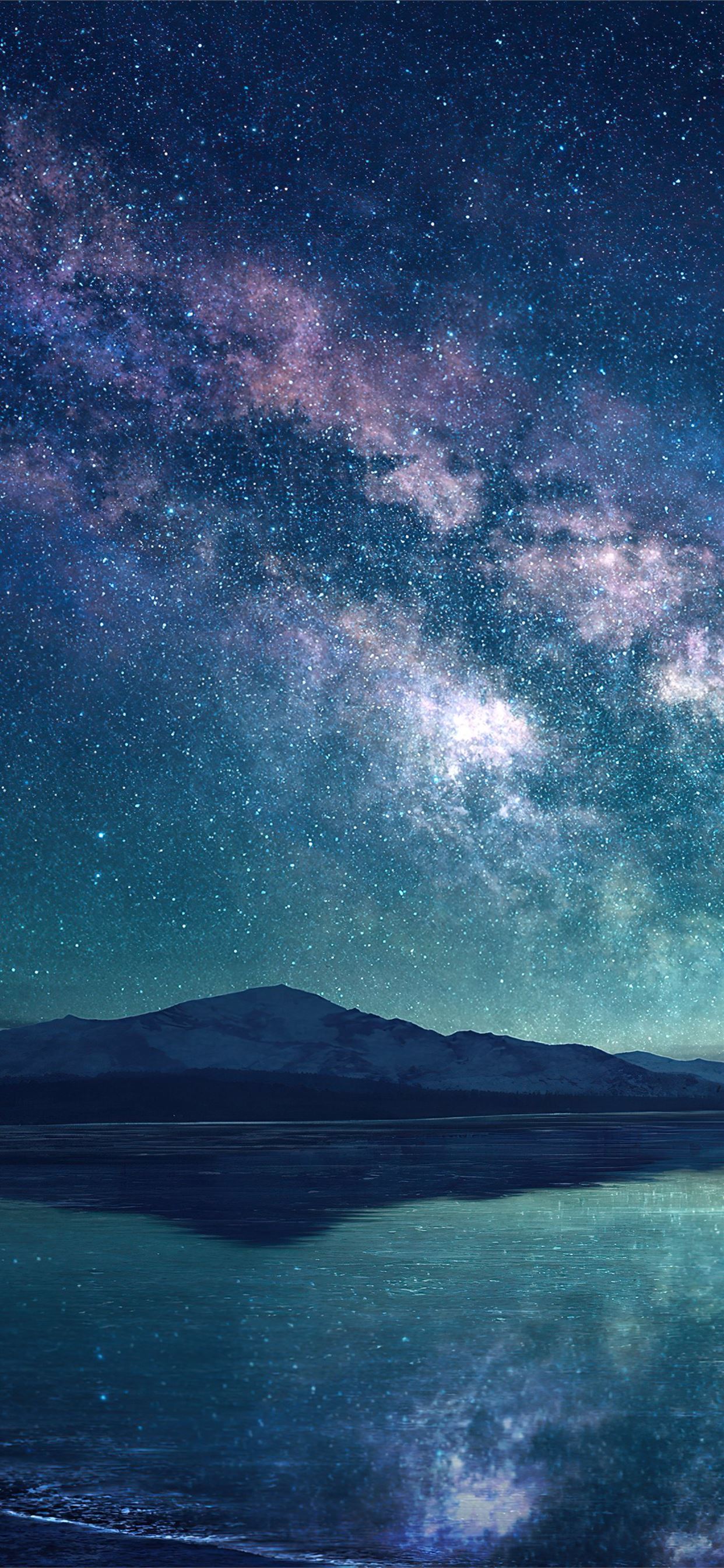 Download wallpaper 3840x2400 starry sky milky way night shining galaxy  4k ultra hd 1610 hd background