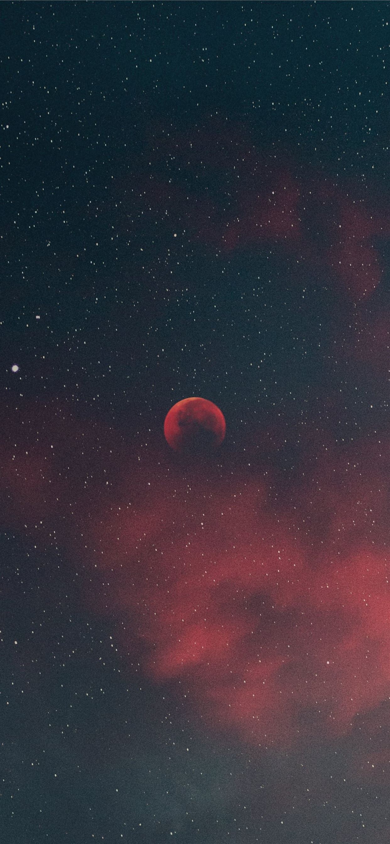 red moon in the sky iPhone 11 Wallpapers Free Download