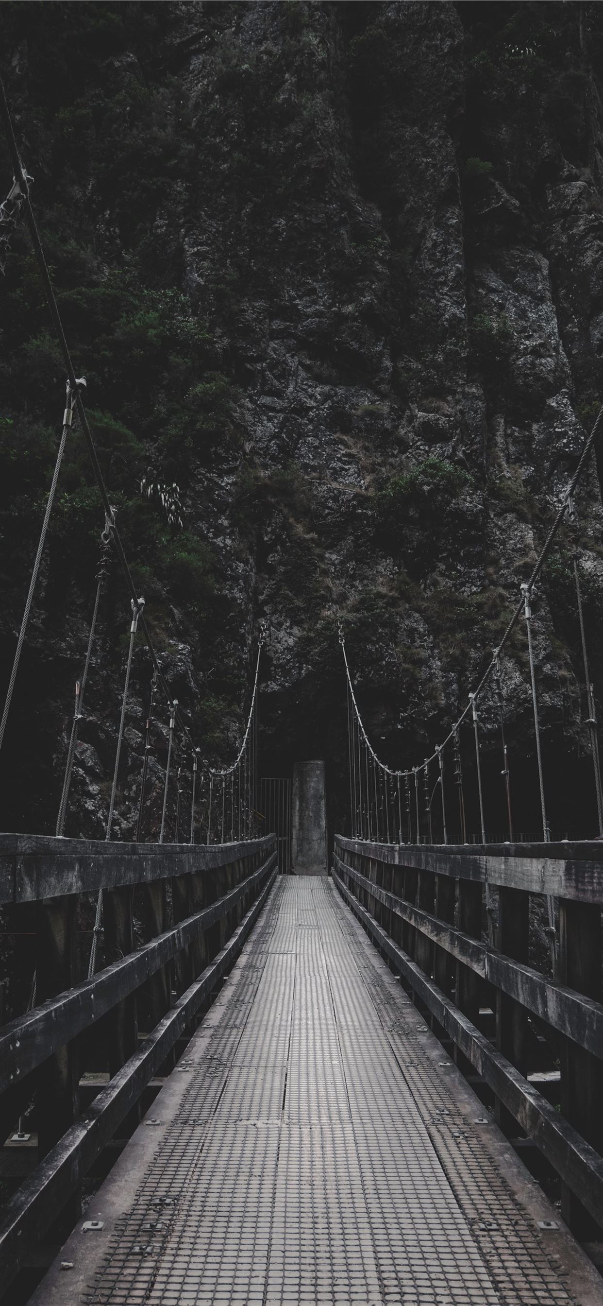 photo of bridge near mountain iPhone 11 Wallpapers Free Download