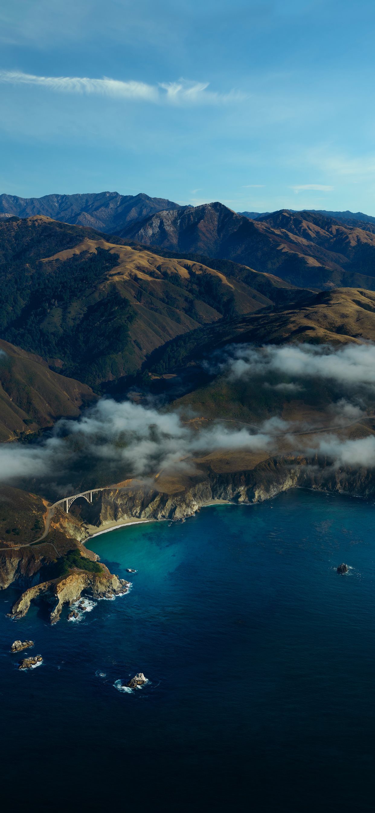 Big Sur Aerial by AR7 iPhone wallpaper 