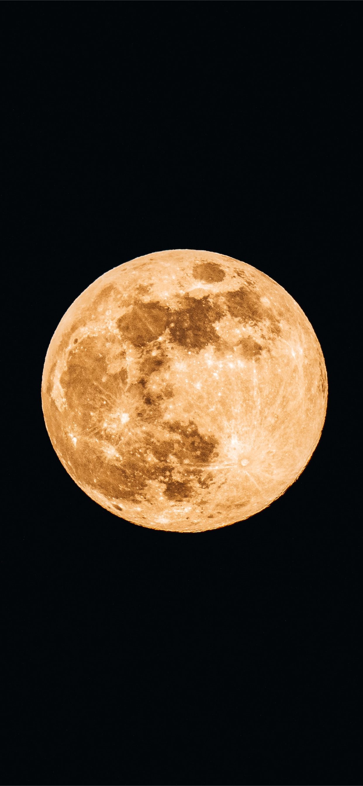 full moon in dark night sky iPhone Wallpapers Free Download