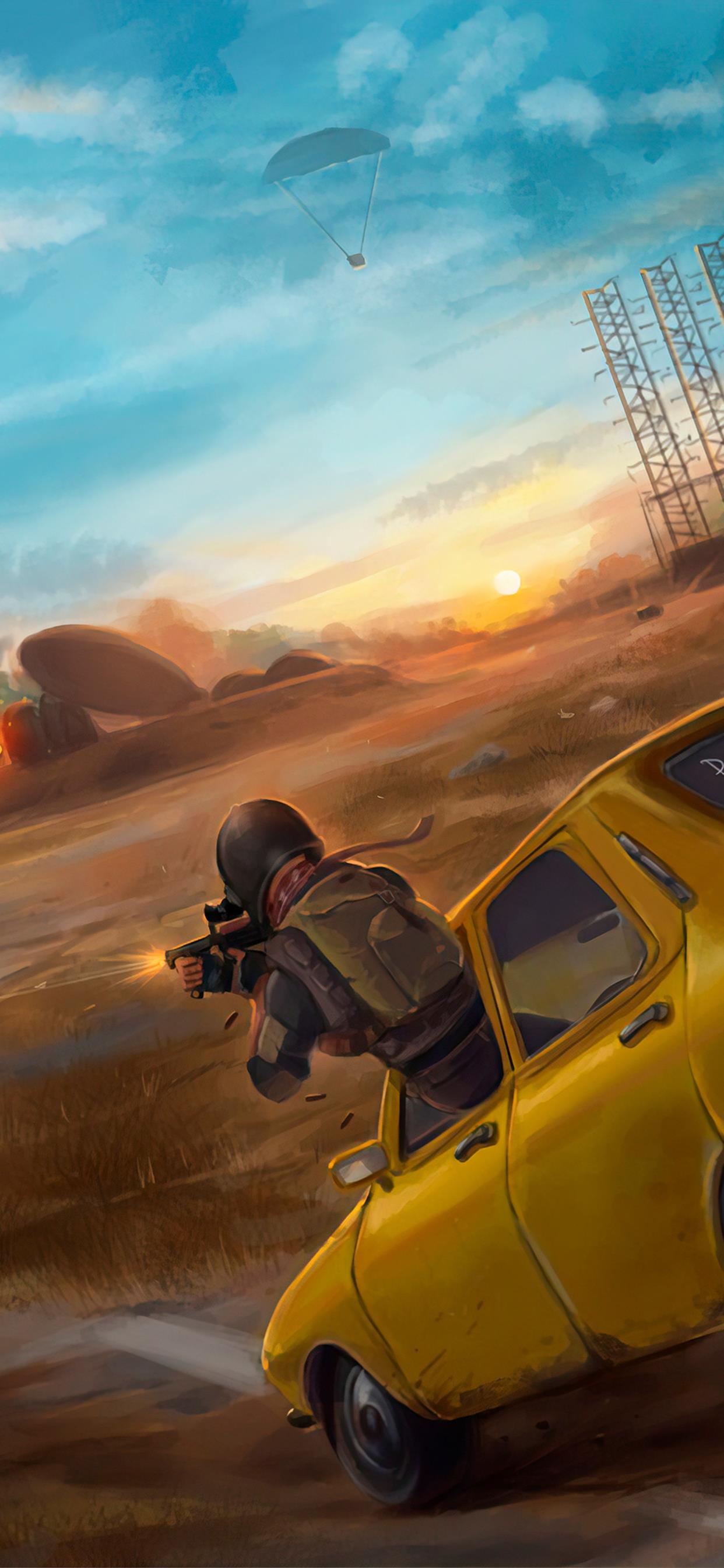 pubg car fight 4k iPhone Wallpapers Free Download
