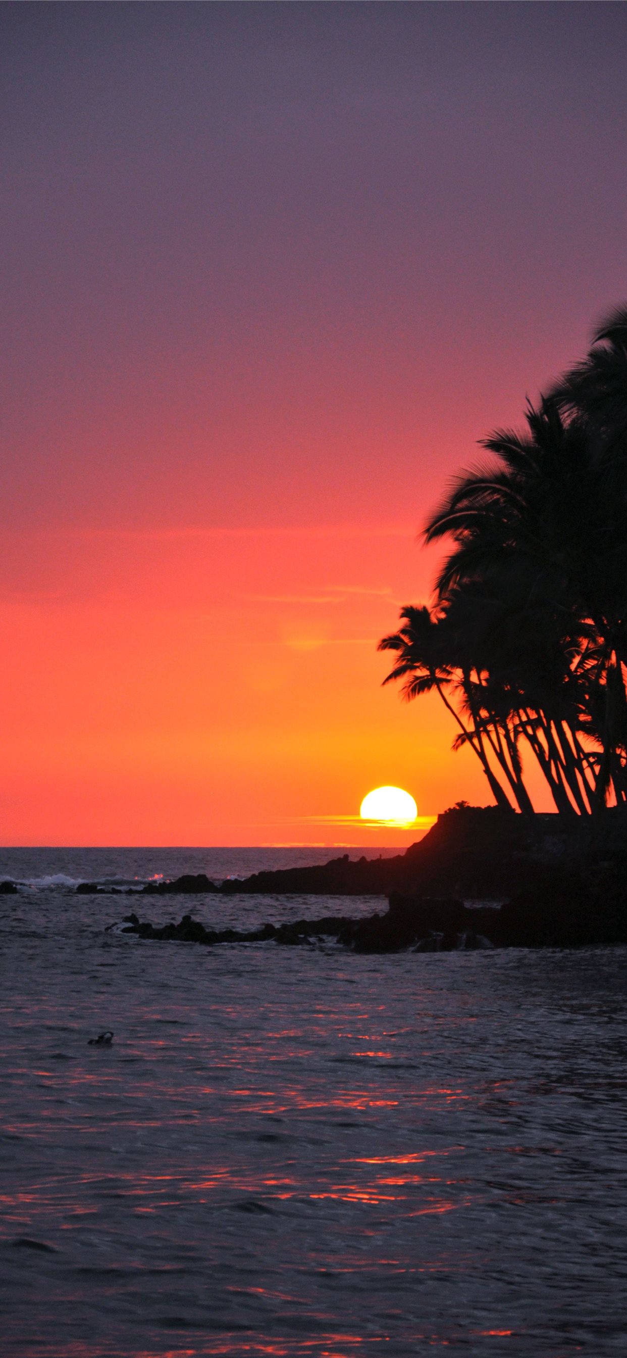Big Island Sunset Hawaii iPhone 11 Wallpapers Free Download
