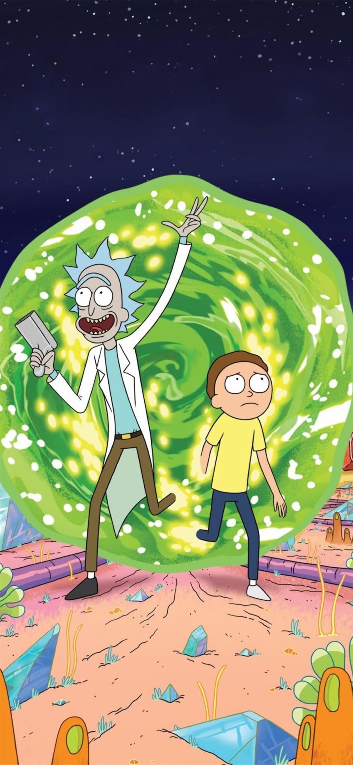 rick and morty iphone iPhone 11 Wallpapers Free Download