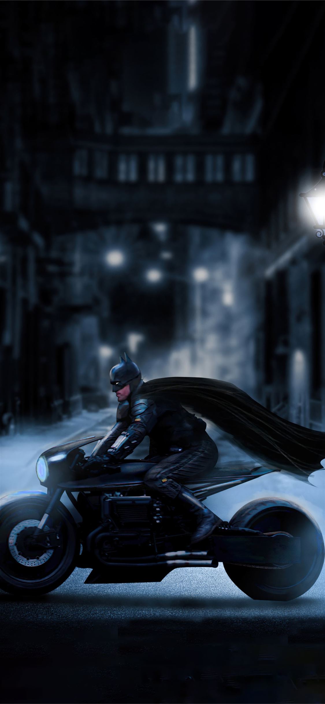 the batman batcycle 2021 iPhone 11 Wallpapers Free Download
