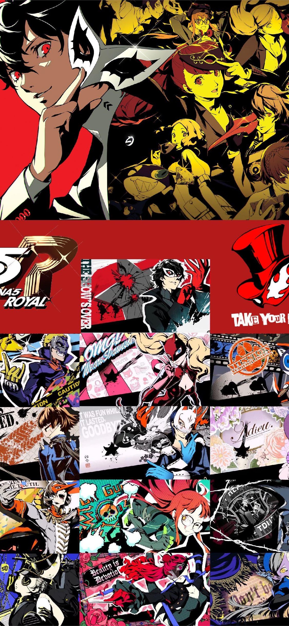 So I Made A Persona 5 Royal I Hope You Guys Like I Iphone Wallpapers Free Download
