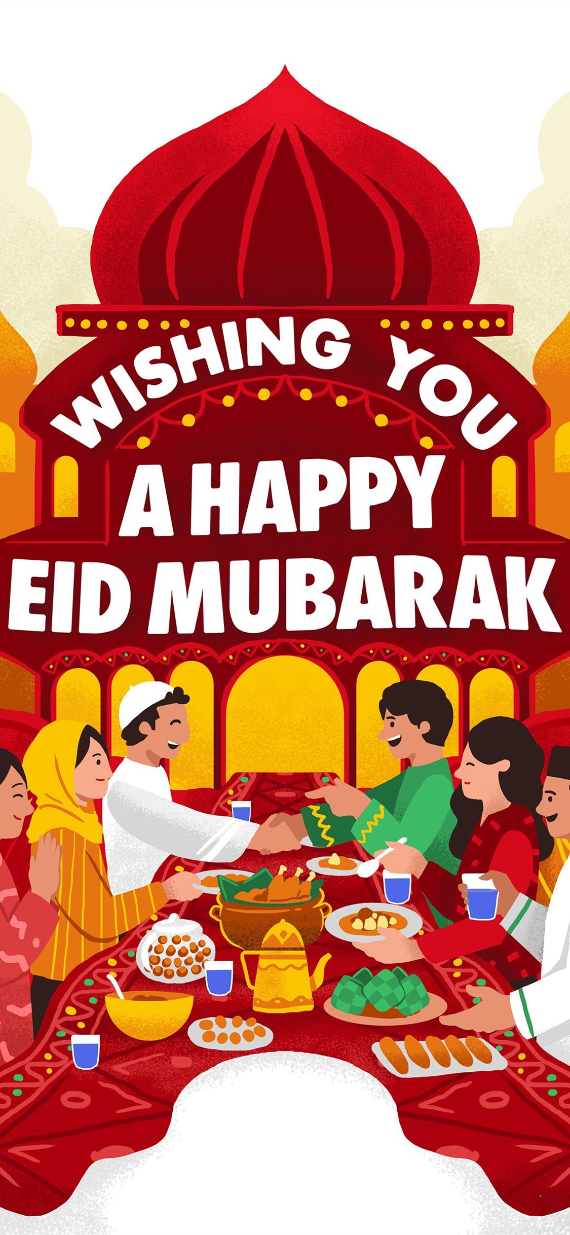 Eid Festival Vector Illustration Background Eid Mubarak Banner Design  Elegant Wallpaper Stock Vector Image  Art  Alamy