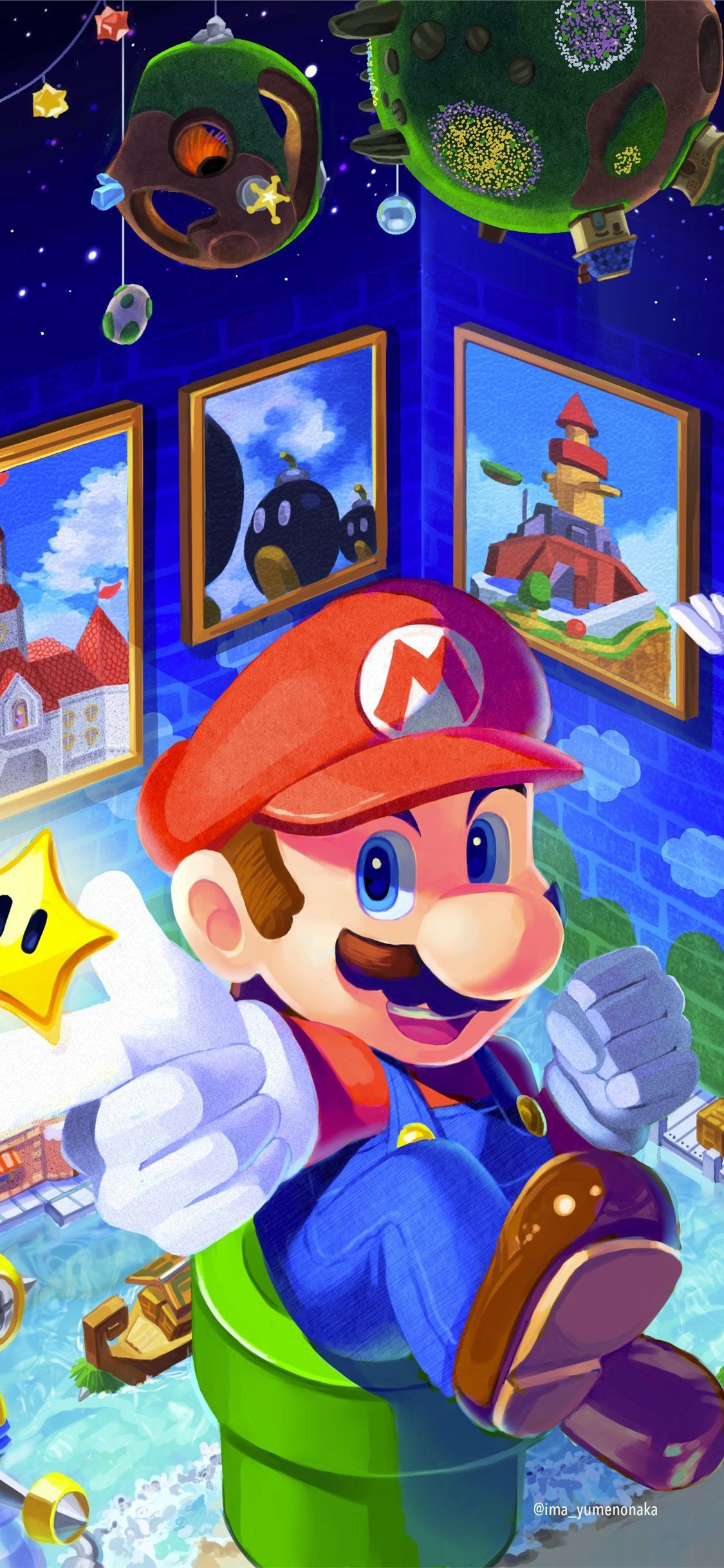 Super Mario World iPhone wallpaper  RETINA res by SolidAlexei on DeviantArt