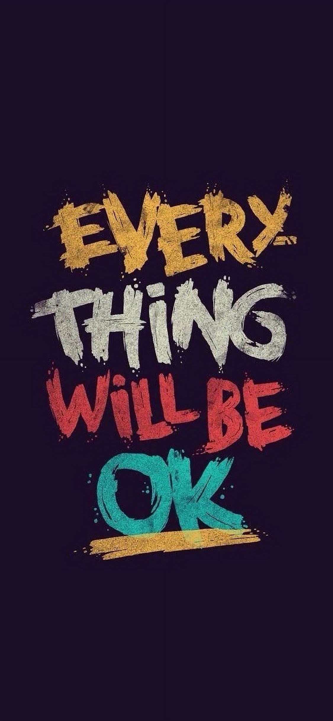 Everything will be ok iPhone wallpaper 