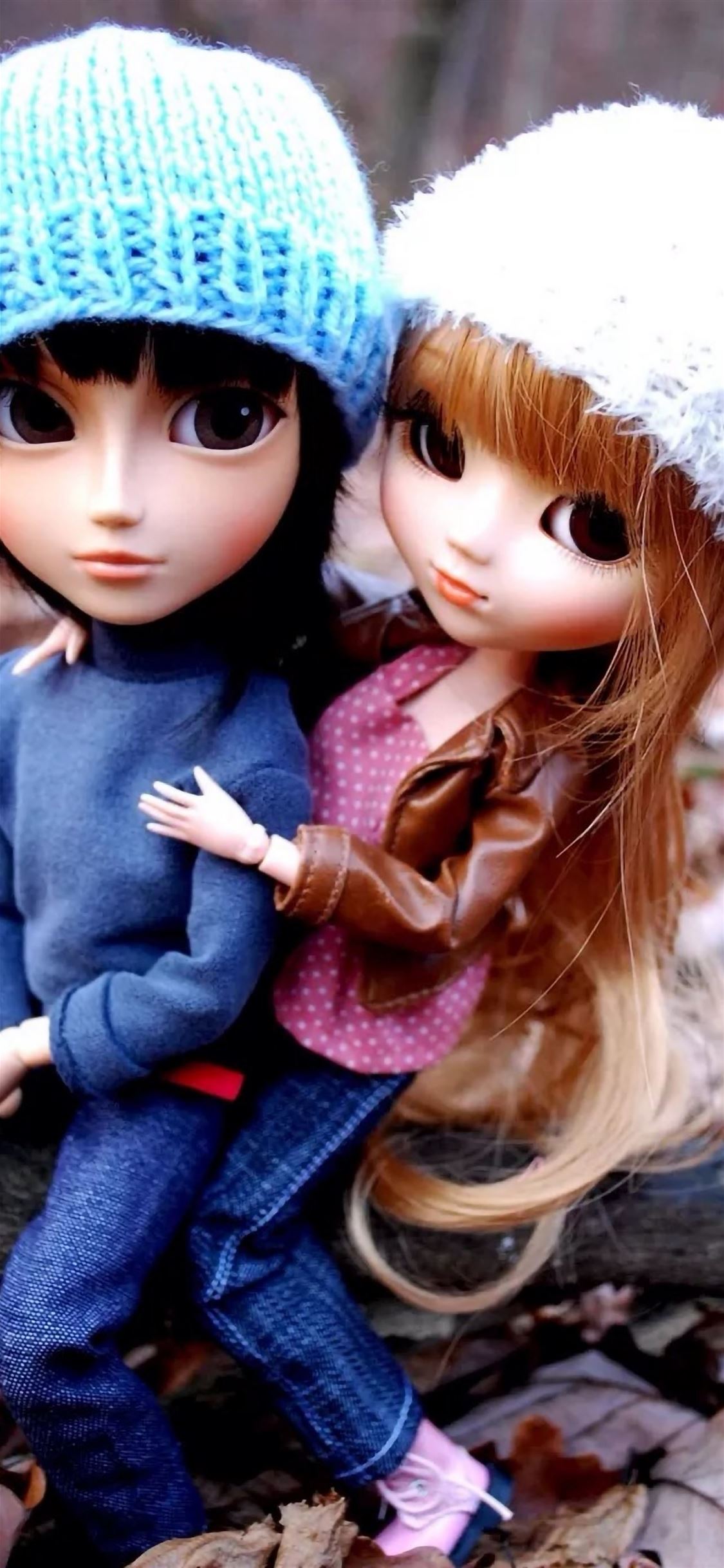 Couple Doll iPhone wallpaper 