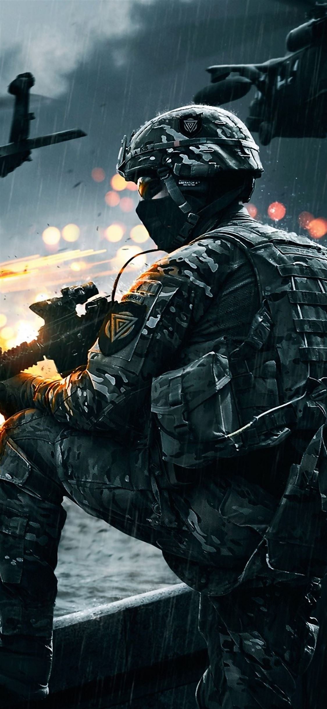 Battlefield 4 Soldier iPhone wallpaper 