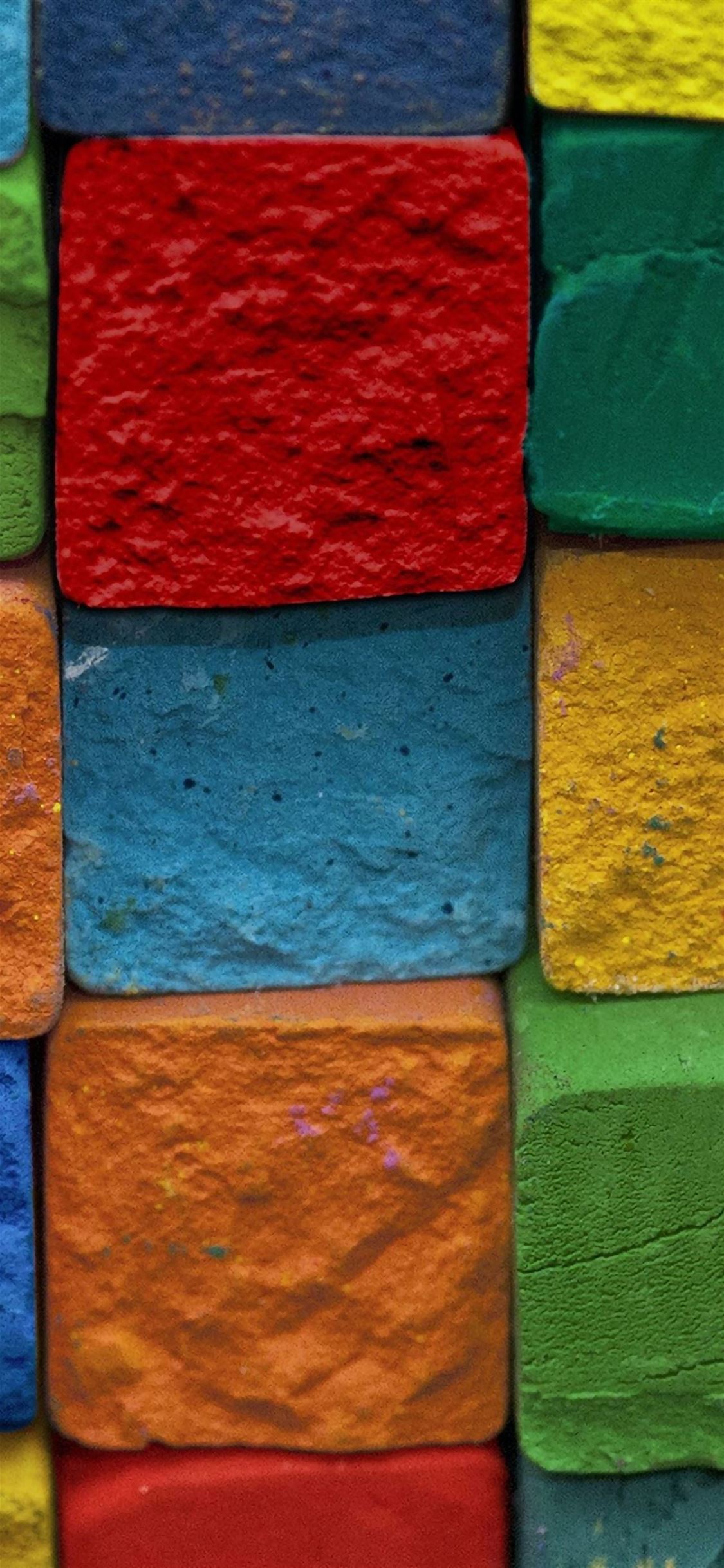 Colorful Cube Block Art Pattern iPhone wallpaper 