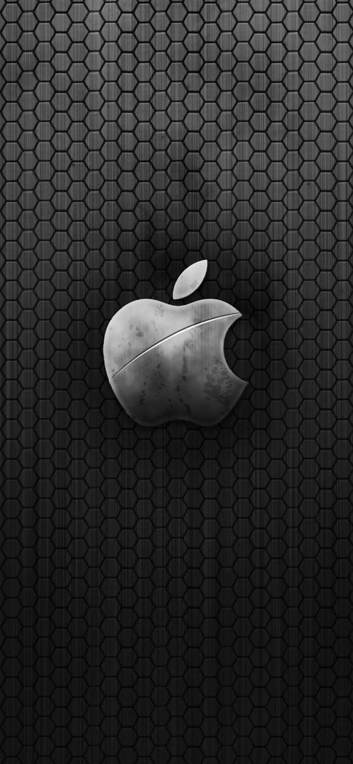 Metal Apple Logo iPhone wallpaper 