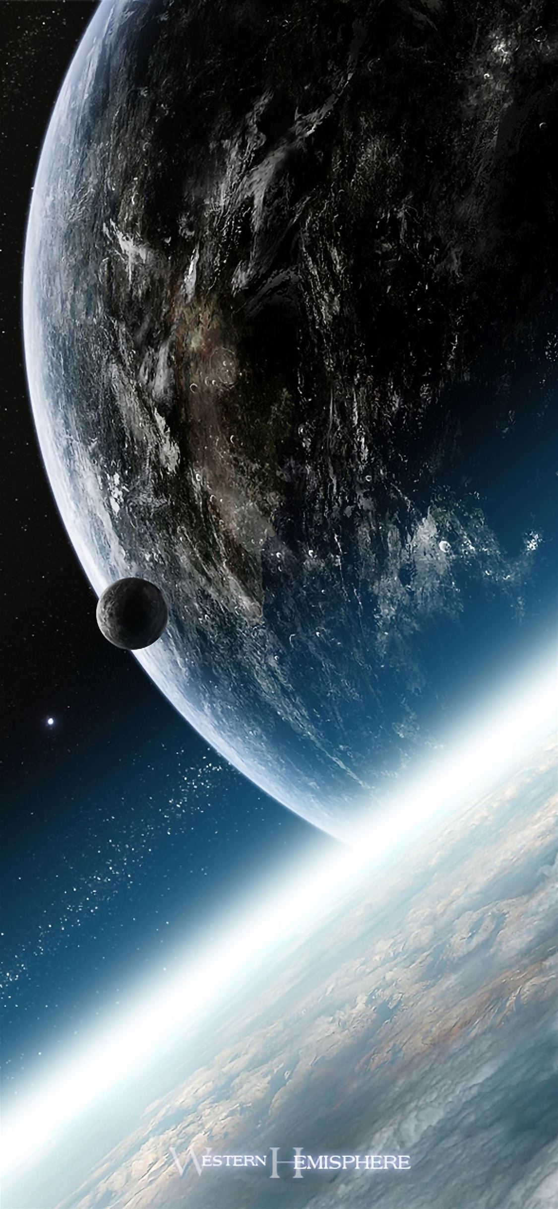 Planets Earth iPhone wallpaper 