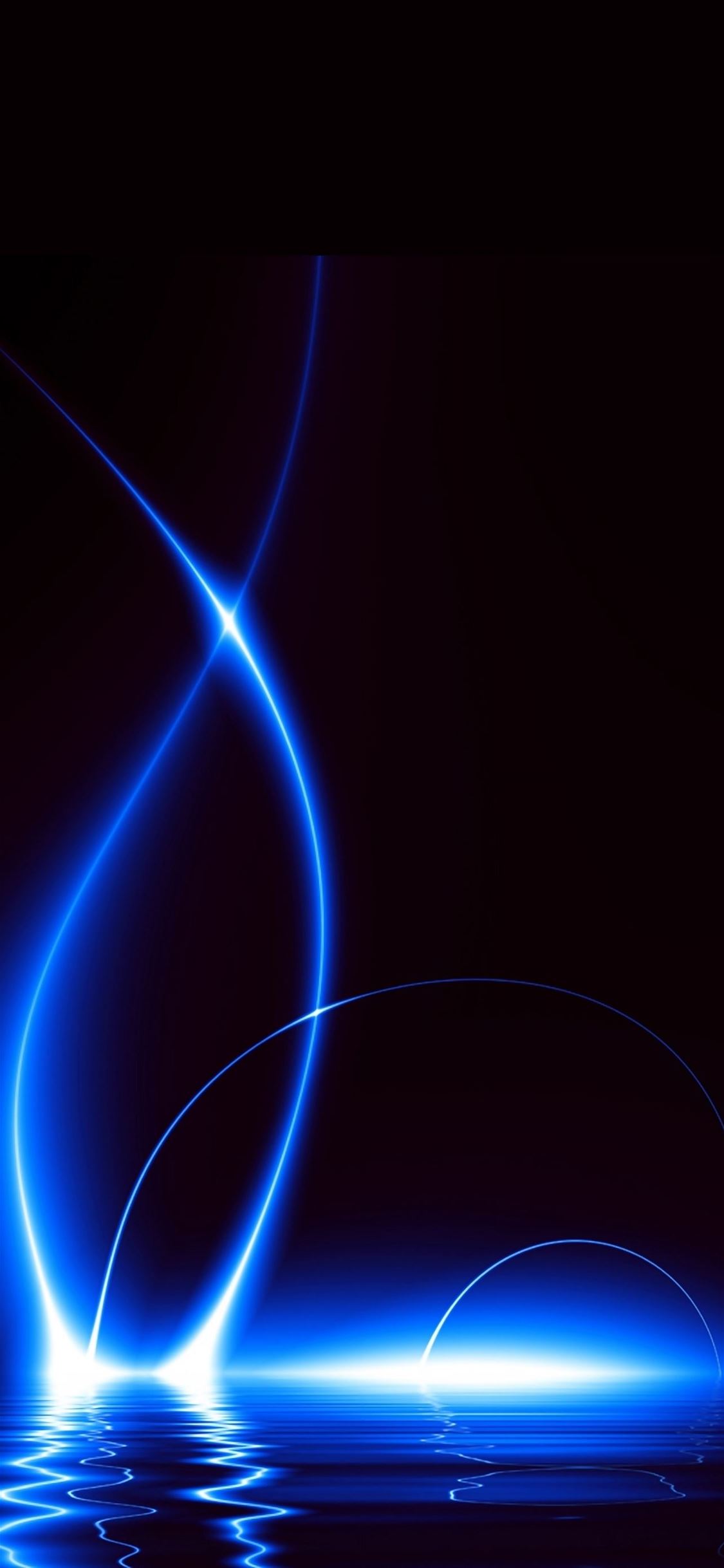 Blue Lights iPhone wallpaper 