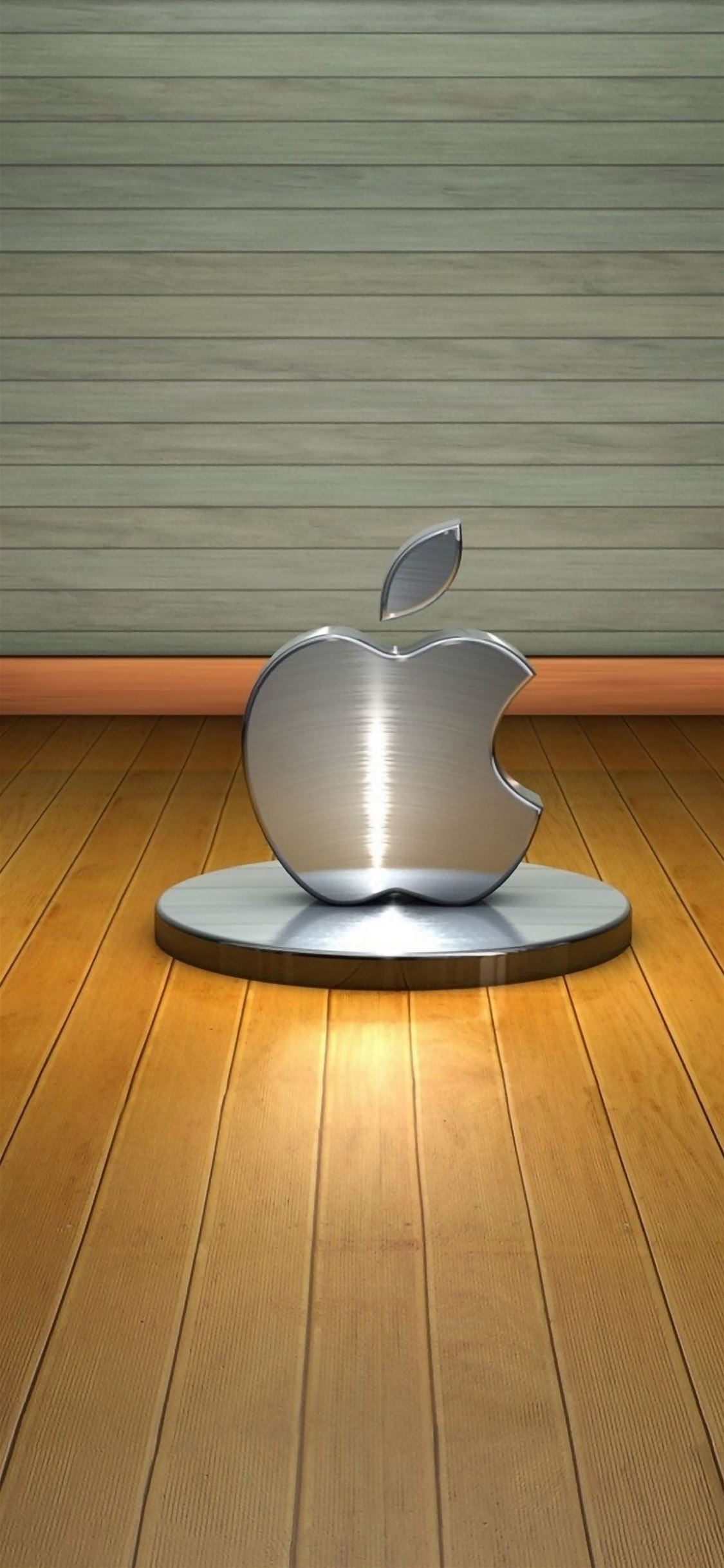 3D Apple Logo iPhone wallpaper 