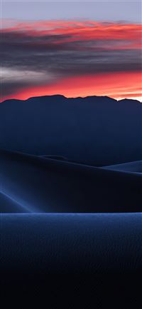 desert dune landscape nature sand sunset 4k iPhone 11 wallpaper