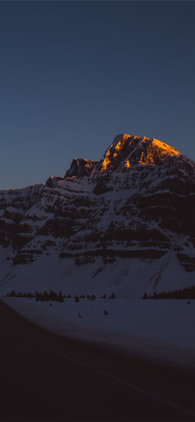 1125x2436 mountain road evening 5k - 5k iPhone 11 Wallpaper