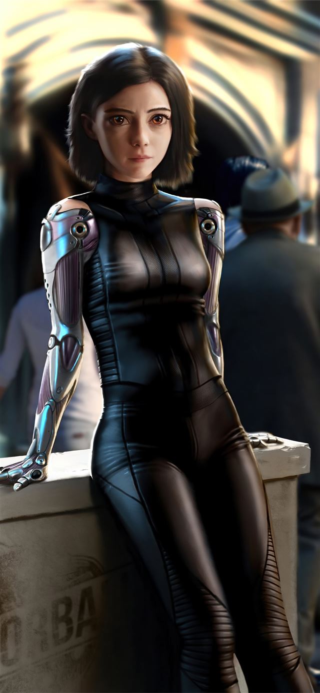 1125x2436 alita angel 4k -  iPhone 11 Wallpaper