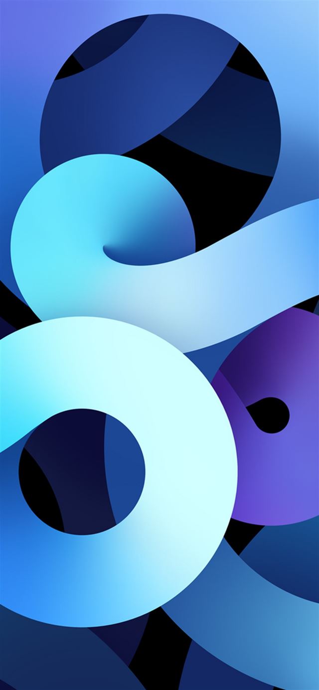1125x2436 iPad Air 2020 Stock Wallpaper Blue -  iPhone 11 Wallpaper