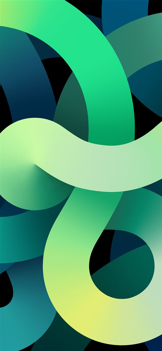 1125x2436 iPad Air 2020 Stock Wallpaper Green -  iPhone 11 Wallpaper