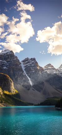 beautiful lake scenery mountains 4k iPhone 11 wallpaper