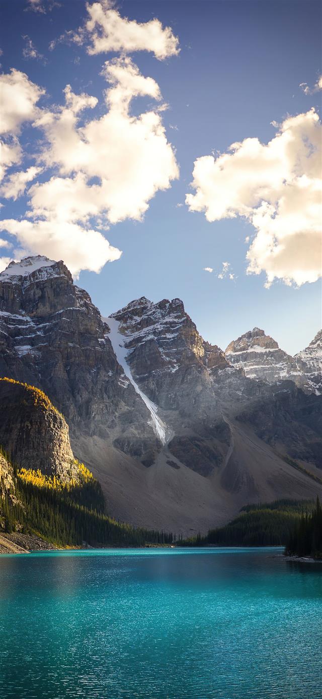 1125x2436 beautiful lake scenery mountains 4k -  iPhone 11 Wallpaper