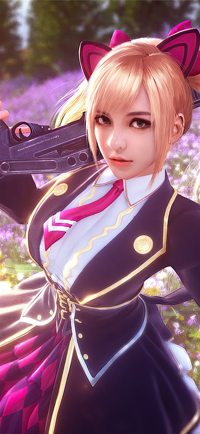 1125x2436 caroline garena free fire 4k - 2020 games iPhone 11 Wallpaper