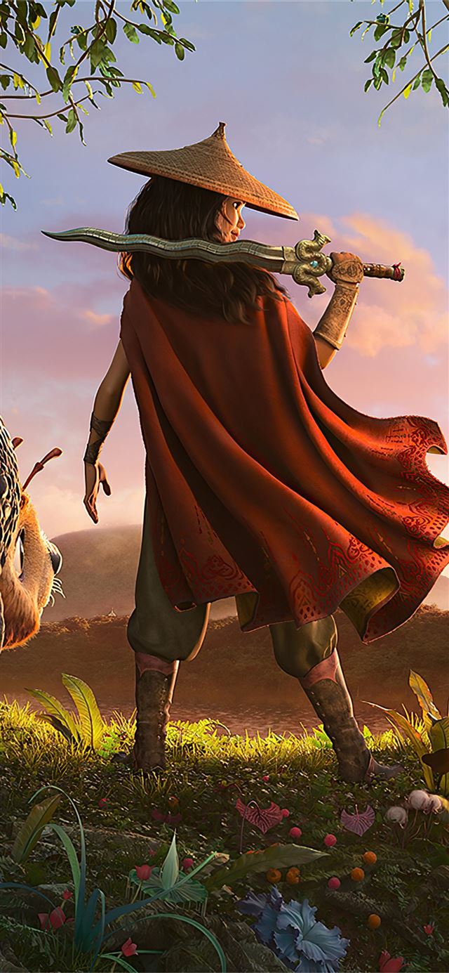 1125x2436 disney raya and the last dragon 2021 -  iPhone 11 Wallpaper