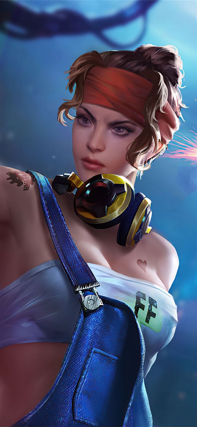 1125x2436 shani garena free fire 4k - games iPhone 11 Wallpaper