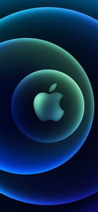 Apple Event 13 Oct Logo Dark by AR7 iPhone 11 wallpaper